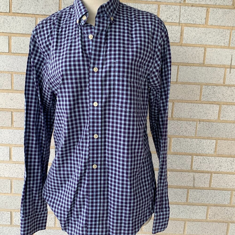 CLUB MONACO SLIM FIT MENS BUTTON DOWN SHIRT SIZE S 100% COTTON